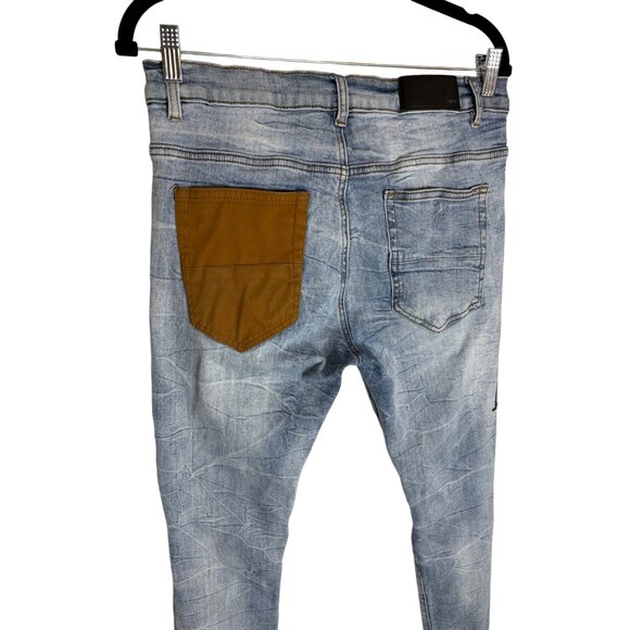 AMIRI Grunge Patch Distressed Jean-sz 33 (Waist 31) - Picture 16 of 16